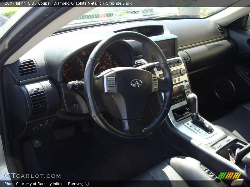 Diamond Graphite Metallic / Graphite Black 2007 Infiniti G 35 Coupe