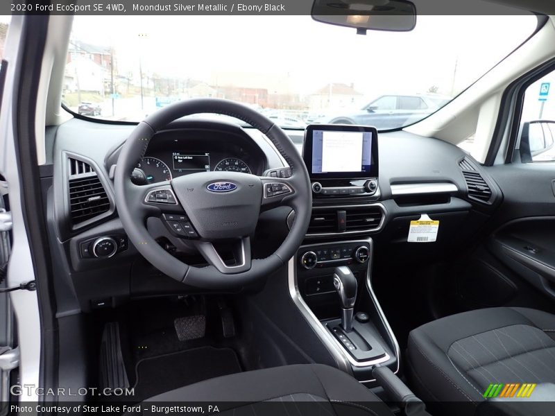 Moondust Silver Metallic / Ebony Black 2020 Ford EcoSport SE 4WD