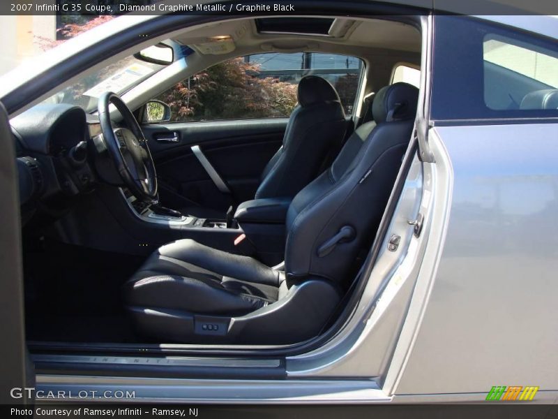 Diamond Graphite Metallic / Graphite Black 2007 Infiniti G 35 Coupe
