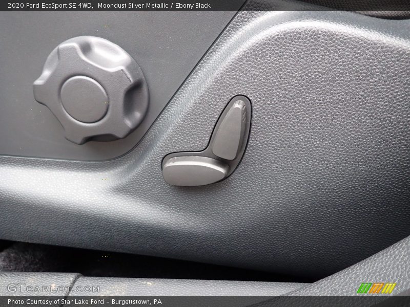 Moondust Silver Metallic / Ebony Black 2020 Ford EcoSport SE 4WD