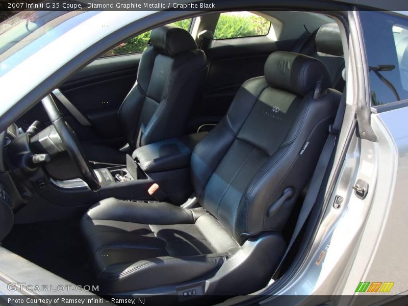 Diamond Graphite Metallic / Graphite Black 2007 Infiniti G 35 Coupe