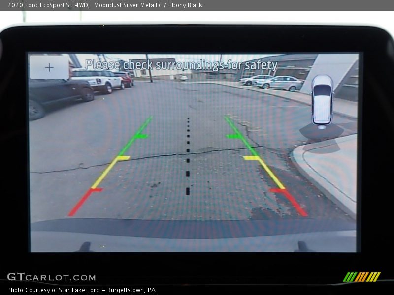 Moondust Silver Metallic / Ebony Black 2020 Ford EcoSport SE 4WD