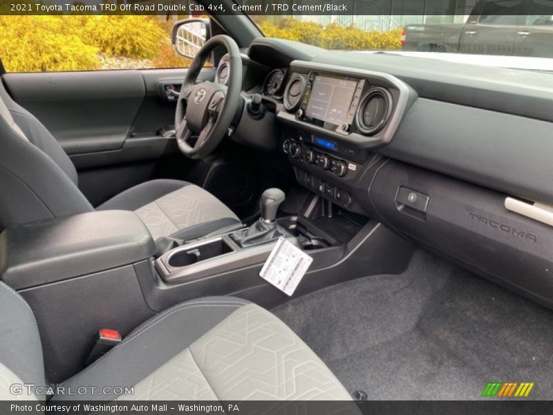 Cement / TRD Cement/Black 2021 Toyota Tacoma TRD Off Road Double Cab 4x4