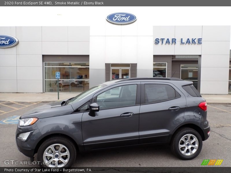 Smoke Metallic / Ebony Black 2020 Ford EcoSport SE 4WD