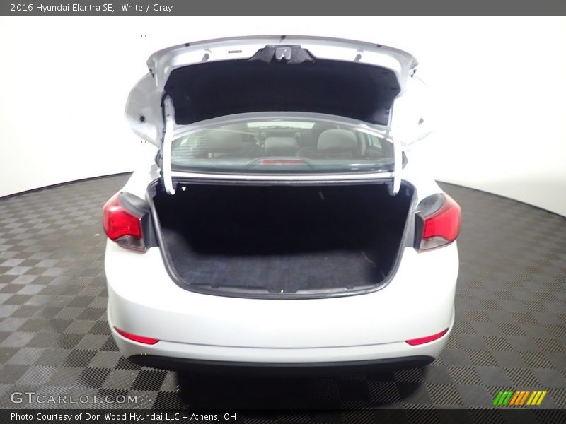 White / Gray 2016 Hyundai Elantra SE