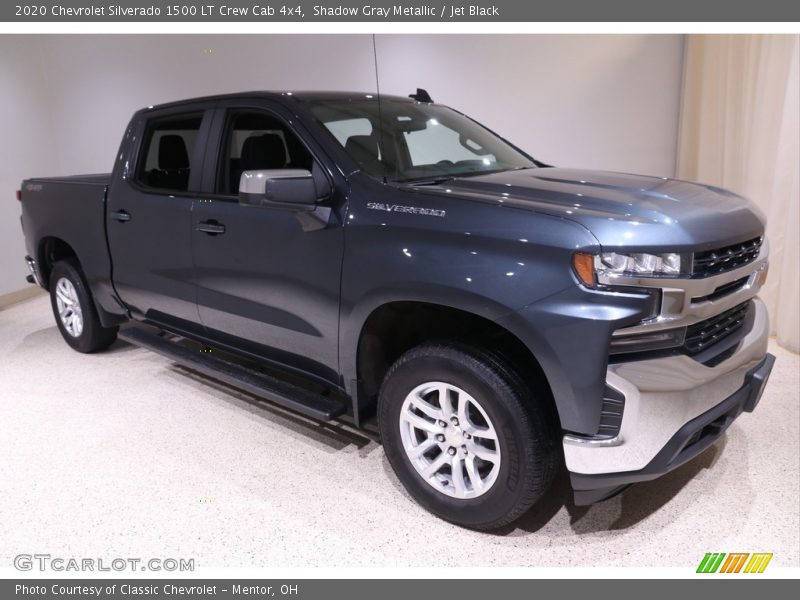 Shadow Gray Metallic / Jet Black 2020 Chevrolet Silverado 1500 LT Crew Cab 4x4