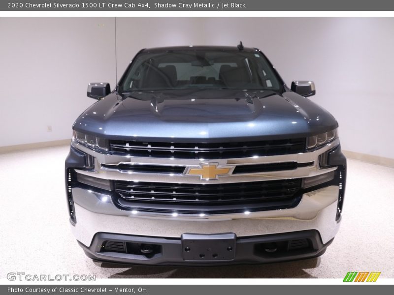 Shadow Gray Metallic / Jet Black 2020 Chevrolet Silverado 1500 LT Crew Cab 4x4