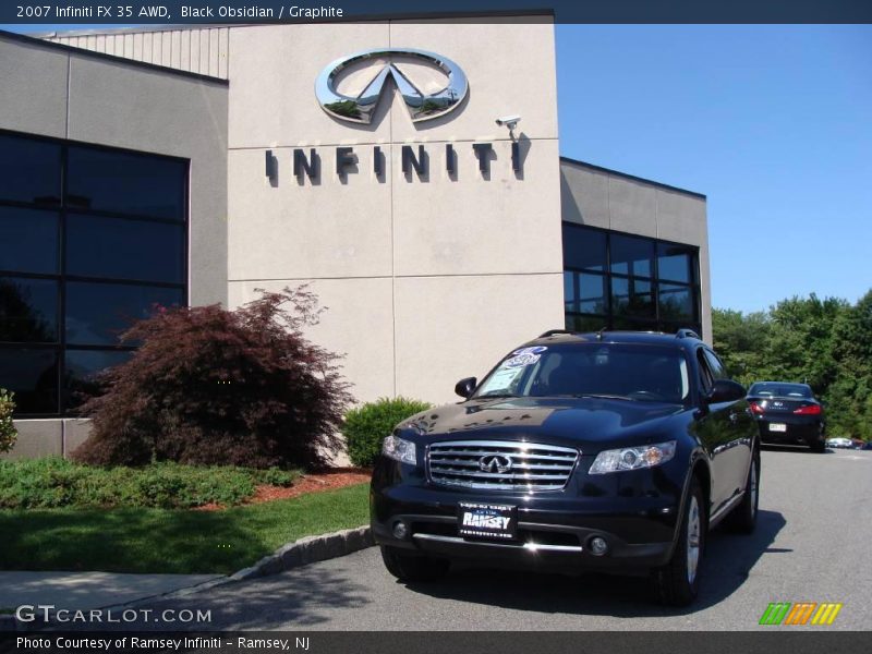 Black Obsidian / Graphite 2007 Infiniti FX 35 AWD