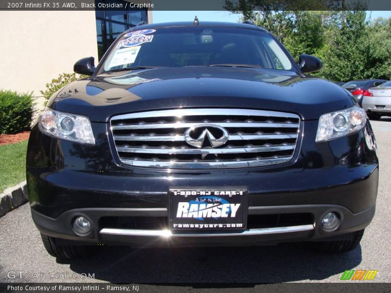 Black Obsidian / Graphite 2007 Infiniti FX 35 AWD