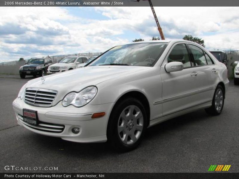 Alabaster White / Stone 2006 Mercedes-Benz C 280 4Matic Luxury