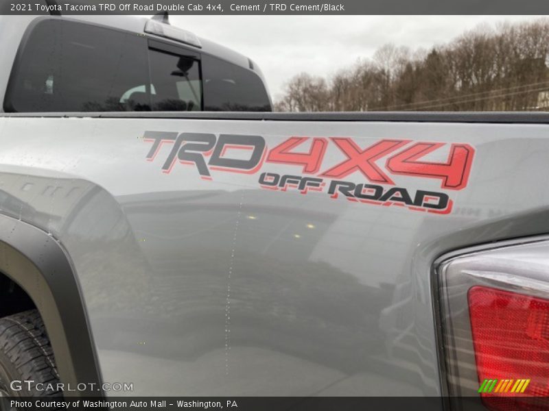 Cement / TRD Cement/Black 2021 Toyota Tacoma TRD Off Road Double Cab 4x4