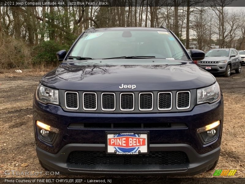 Jazz Blue Pearl / Black 2021 Jeep Compass Latitude 4x4