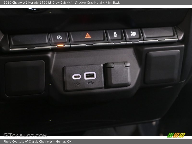 Shadow Gray Metallic / Jet Black 2020 Chevrolet Silverado 1500 LT Crew Cab 4x4