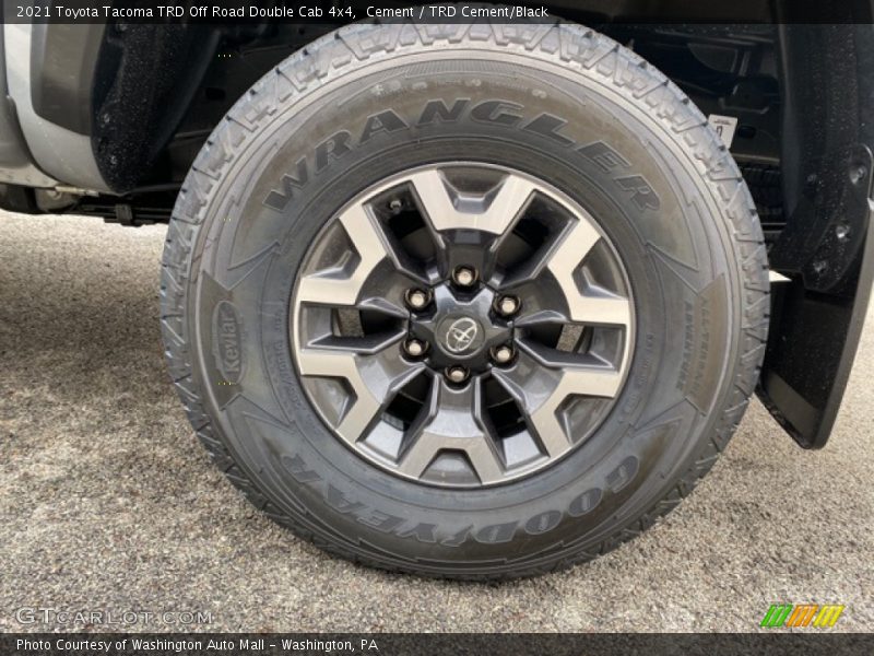 Cement / TRD Cement/Black 2021 Toyota Tacoma TRD Off Road Double Cab 4x4
