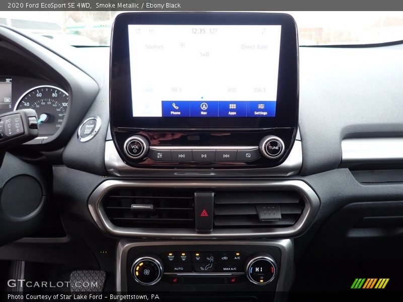 Smoke Metallic / Ebony Black 2020 Ford EcoSport SE 4WD