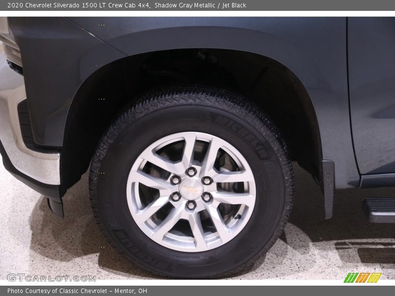 Shadow Gray Metallic / Jet Black 2020 Chevrolet Silverado 1500 LT Crew Cab 4x4