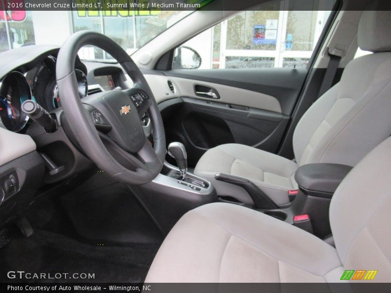 Summit White / Medium Titanium 2016 Chevrolet Cruze Limited LT