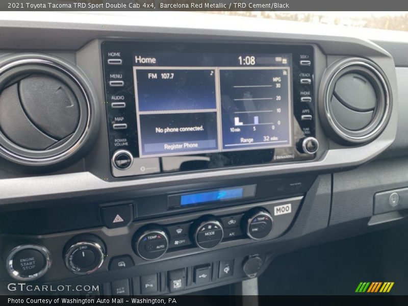 Controls of 2021 Tacoma TRD Sport Double Cab 4x4