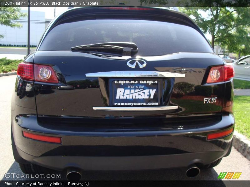 Black Obsidian / Graphite 2007 Infiniti FX 35 AWD