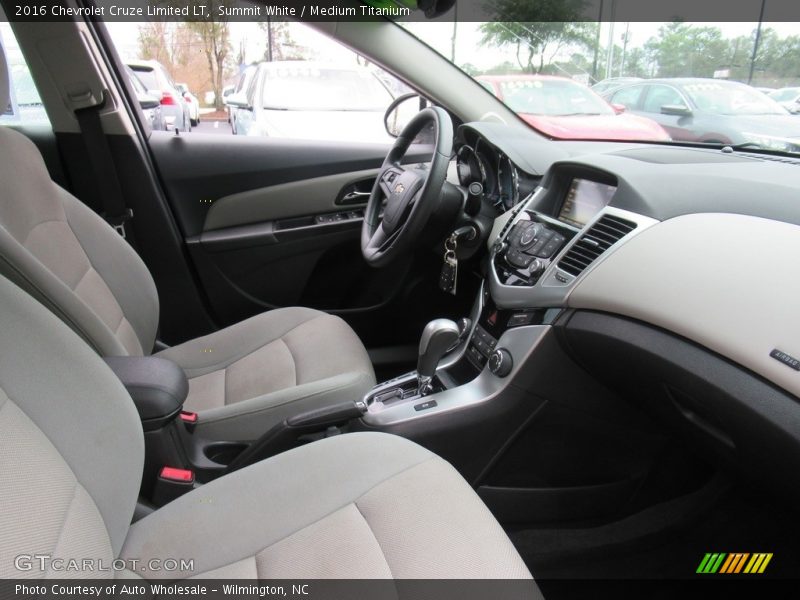 Summit White / Medium Titanium 2016 Chevrolet Cruze Limited LT