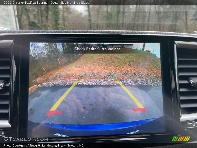 Ocean Blue Metallic / Black 2021 Chrysler Pacifica Touring