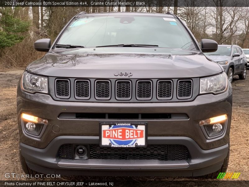 Granite Crystal Metallic / Black 2021 Jeep Compass 80th Special Edition 4x4