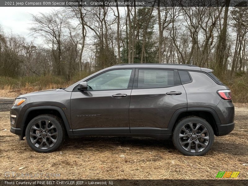 Granite Crystal Metallic / Black 2021 Jeep Compass 80th Special Edition 4x4