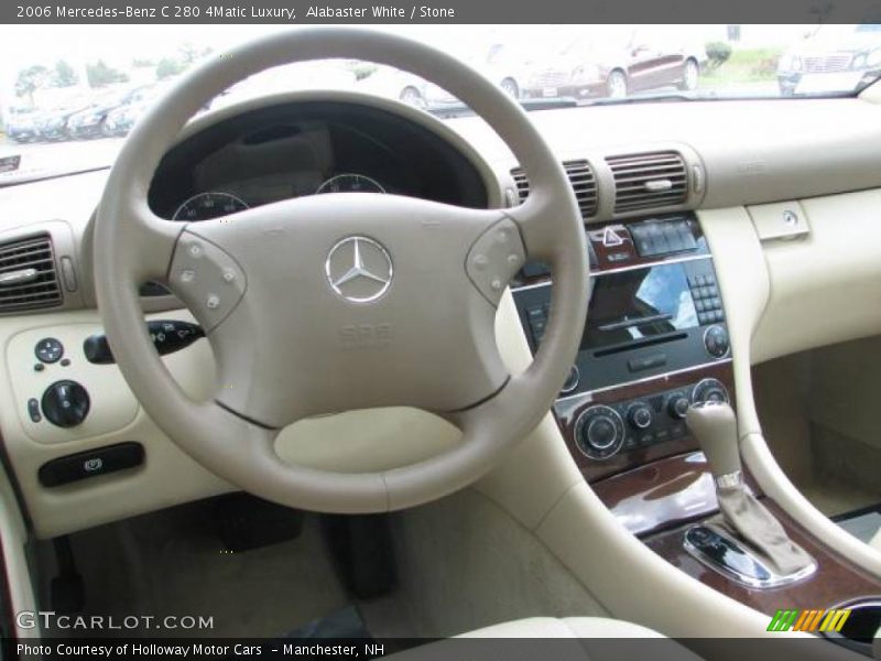 Alabaster White / Stone 2006 Mercedes-Benz C 280 4Matic Luxury
