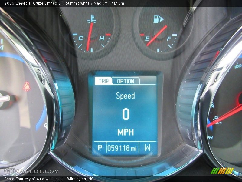 Summit White / Medium Titanium 2016 Chevrolet Cruze Limited LT