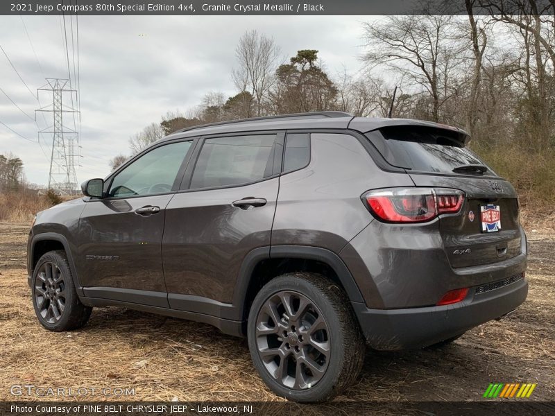 Granite Crystal Metallic / Black 2021 Jeep Compass 80th Special Edition 4x4