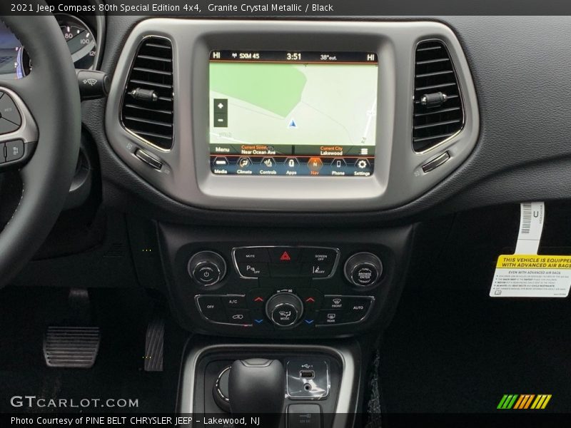 Granite Crystal Metallic / Black 2021 Jeep Compass 80th Special Edition 4x4
