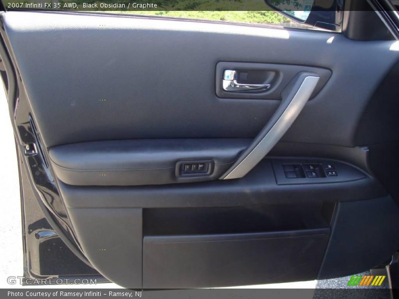 Black Obsidian / Graphite 2007 Infiniti FX 35 AWD