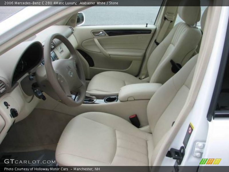 Alabaster White / Stone 2006 Mercedes-Benz C 280 4Matic Luxury