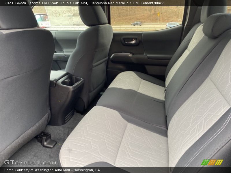 Rear Seat of 2021 Tacoma TRD Sport Double Cab 4x4