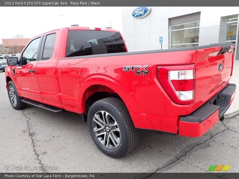 Race Red / Black 2021 Ford F150 STX SuperCab 4x4