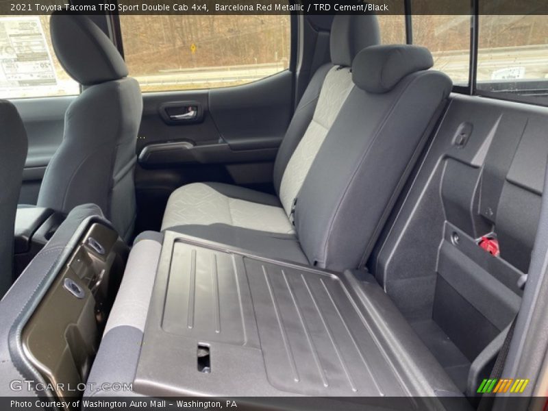 Rear Seat of 2021 Tacoma TRD Sport Double Cab 4x4