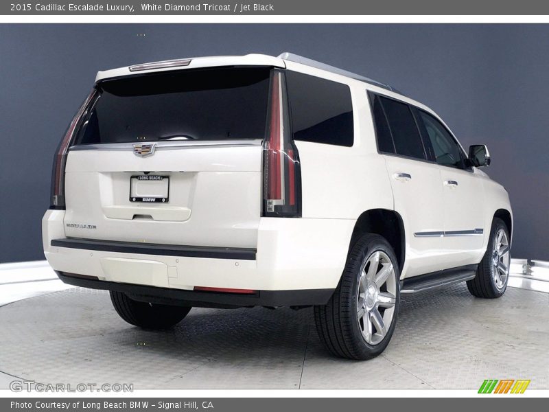 White Diamond Tricoat / Jet Black 2015 Cadillac Escalade Luxury