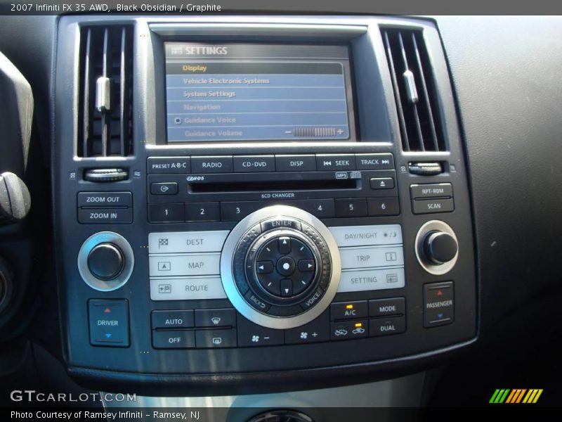 Black Obsidian / Graphite 2007 Infiniti FX 35 AWD