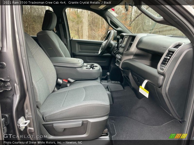 Granite Crystal Metallic / Black 2021 Ram 3500 Tradesman Crew Cab 4x4