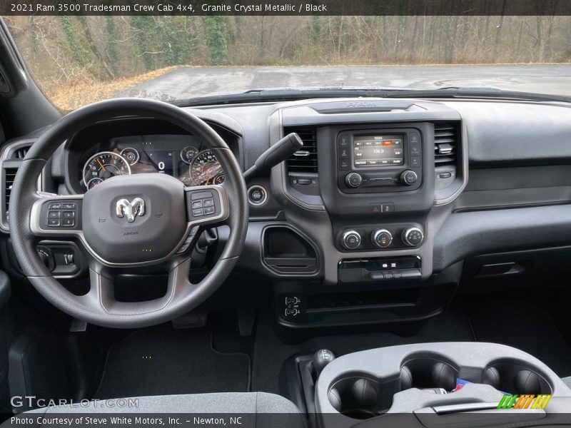 Granite Crystal Metallic / Black 2021 Ram 3500 Tradesman Crew Cab 4x4