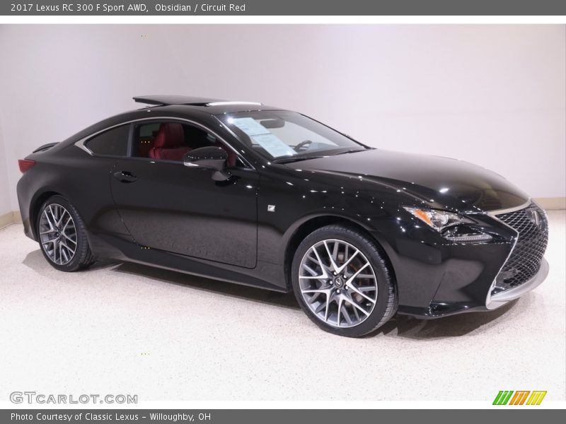 Front 3/4 View of 2017 RC 300 F Sport AWD