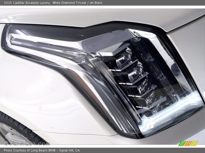 White Diamond Tricoat / Jet Black 2015 Cadillac Escalade Luxury