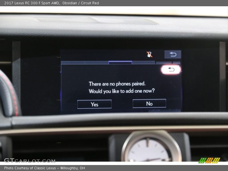 Obsidian / Circuit Red 2017 Lexus RC 300 F Sport AWD