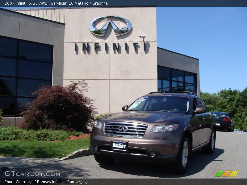 Beryllium 16 Metallic / Graphite 2007 Infiniti FX 35 AWD
