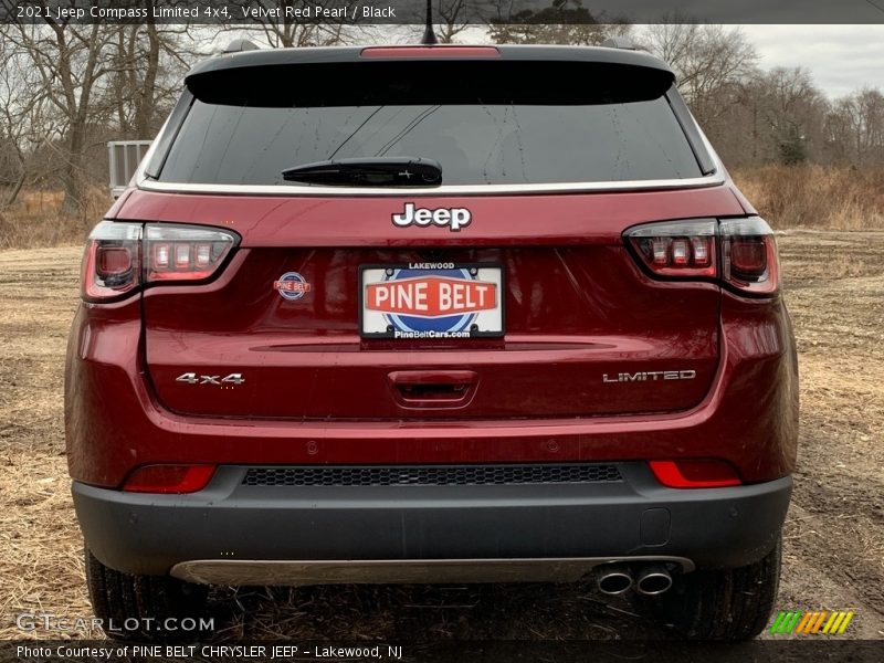 Velvet Red Pearl / Black 2021 Jeep Compass Limited 4x4