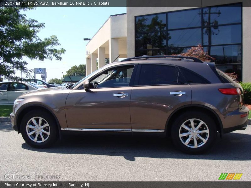 Beryllium 16 Metallic / Graphite 2007 Infiniti FX 35 AWD