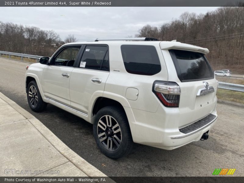 Super White / Redwood 2021 Toyota 4Runner Limited 4x4