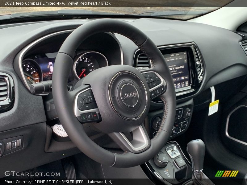 Velvet Red Pearl / Black 2021 Jeep Compass Limited 4x4