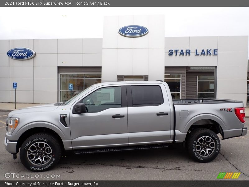 Iconic Silver / Black 2021 Ford F150 STX SuperCrew 4x4