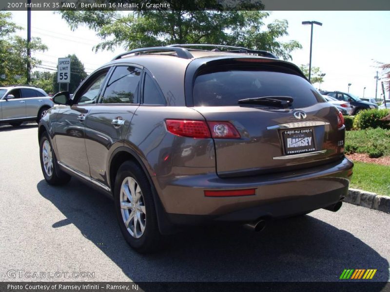 Beryllium 16 Metallic / Graphite 2007 Infiniti FX 35 AWD
